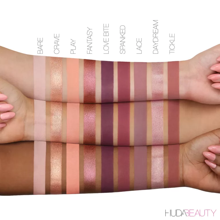 The New Nude Palette Palette di ombretti colori